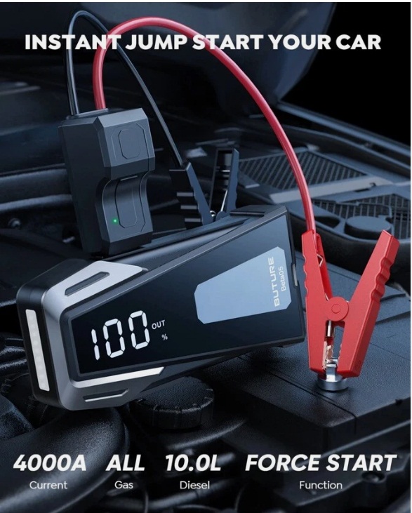 BUTURE Beta05 Car Battery Jump Starter 4000A Jump Box, 23800mAh 88.06Wh