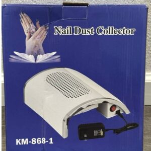 Nail Dust Collector 80W KM-868-1 UK 3 Reusable Dust Collecting Bags and a Brush