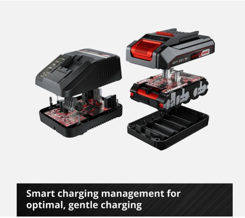 Einhell Power X-Change 18V 2.5Ah Li-ion Battery and Fast Charger Starter Kit - Image 7