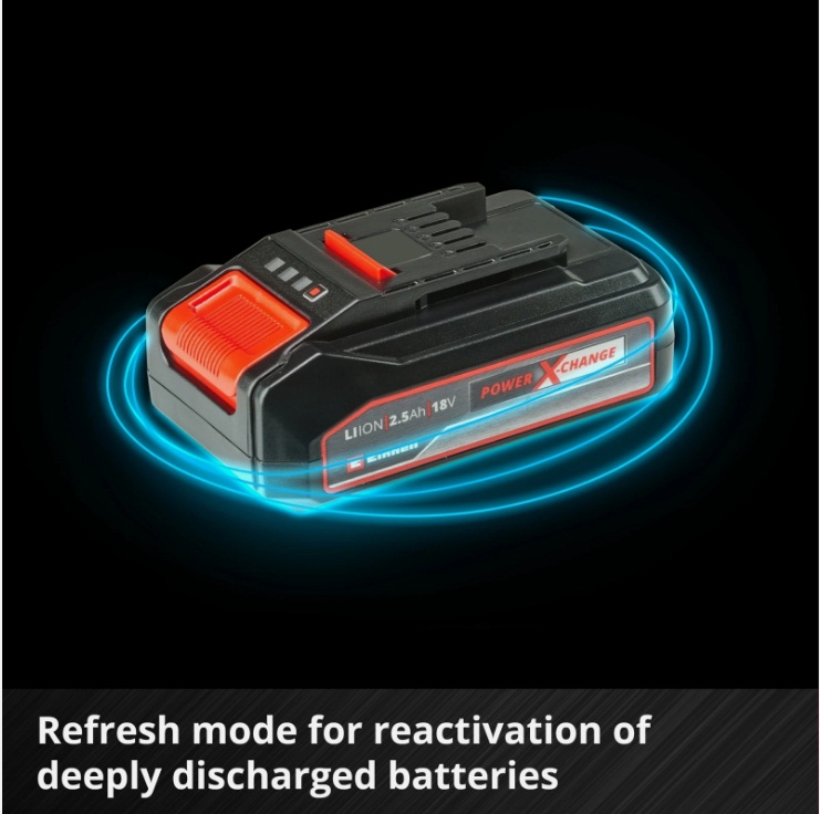 Einhell Power X-Change 18V 2.5Ah Li-ion Battery and Fast Charger Starter Kit - Image 8
