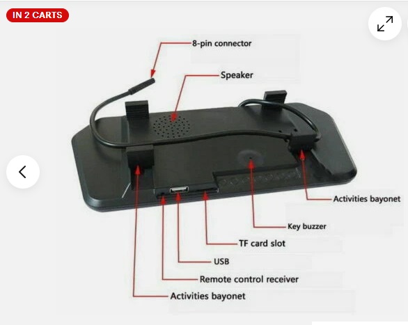 7" TFT LCD HD USB MP5 FM SD Car Rear View Bluetooth Mirror Monitor - Image 5