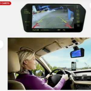 7" TFT LCD HD USB MP5 FM SD Car Rear View Bluetooth Mirror Monitor