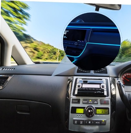 STOBAZA 1 Set Flexible LED Car Interior Lights Interface RGB Strip Light for Dashboard Door Decoration Easy Install for Car Home Decor - Image 3