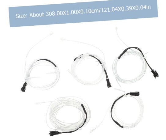 STOBAZA 1 Set Flexible LED Car Interior Lights Interface RGB Strip Light for Dashboard Door Decoration Easy Install for Car Home Decor - Image 5