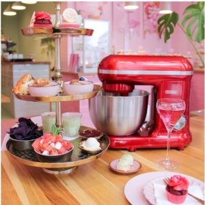 Bourgini Classic Kitchen Chef Red 1250W Stand Mixer Red