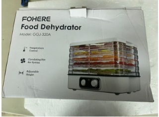 Fruit and Vegetable Dehydrator with 5 Adjustable Trays - Image 2