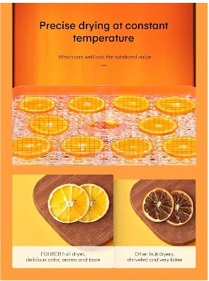 Fruit and Vegetable Dehydrator with 5 Adjustable Trays - Image 5