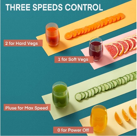 Juicer Machines, Juilist 3" Wide Mouth Juicer Extractor Max Power 800W - Image 6