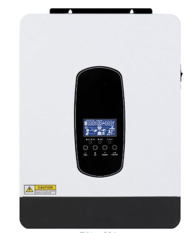 Y&H 2200 W Solar Hybrid Inverter DC12 V to AC230 V, Off-Grid Pure Sine Wave Inverter with 80 A MPPT Solar Charger + AC Charger, Max PV 2000 W DC55-450 V Input, Suitable for 12 V Battery