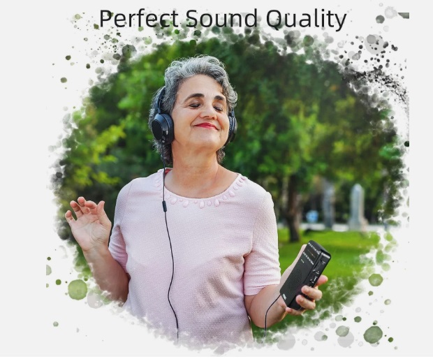 PRUNUS J-166 Portable Radio Battery Operated, AM FM Radio Pocket, Small Radio - Image 6