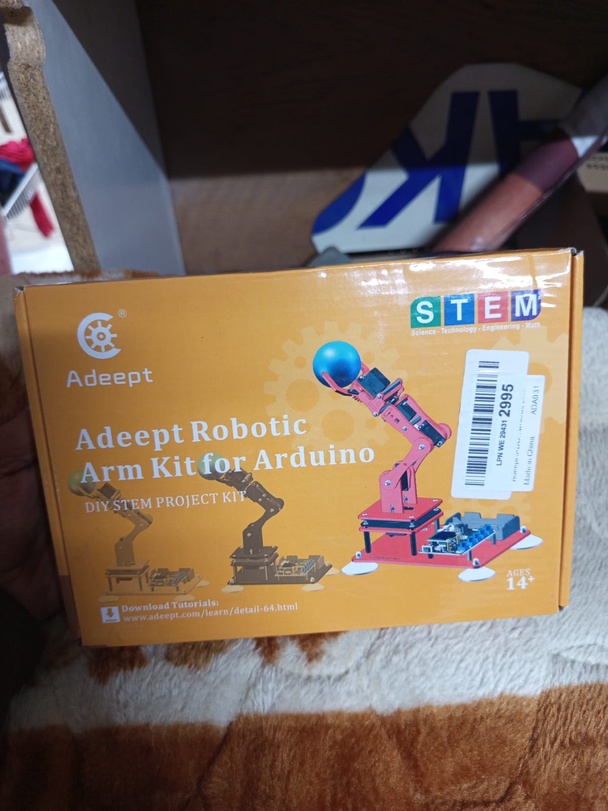 Adeept 5DOF Robot Arm Kit Arduino Compatible STEM Educational DIY Robot TI - Image 2