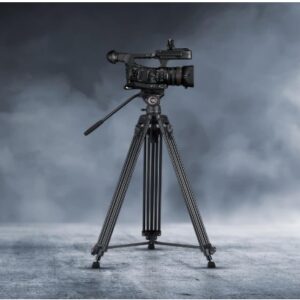 Cayer BV30L Video Tripod System, 72" Heavy Duty Aluminum Twin Tube Tripod with K3 Fluid Head, 75mm Flat Base, Max Load 13.2lbs, for DSLR Cameras, Camcorders, Includes 2 Quick Release Plates