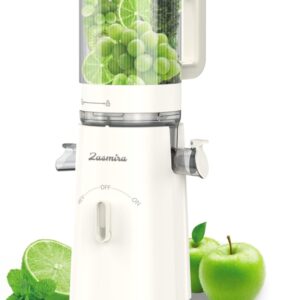 Slow Juicer with High Torque and 120 mm Filling Channel, No Pre-Cutting Juicer for Vegetables and Fruits, 99.6% Juice Purity, 1.5 L, REV Mode, Easier to Clean