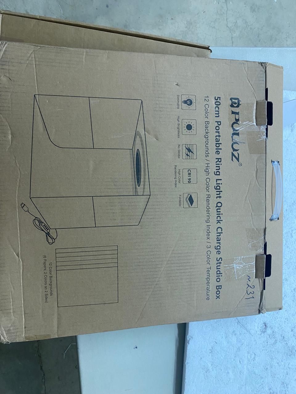 PULUZ 50cm Photo Studio Light Box