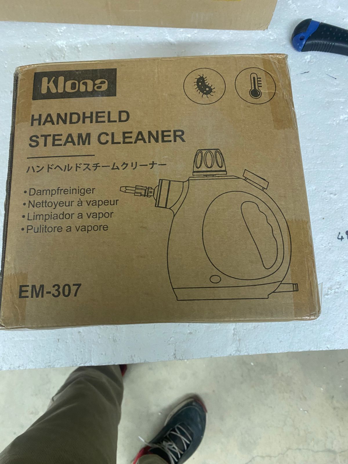 Klona Portable steam cleaner