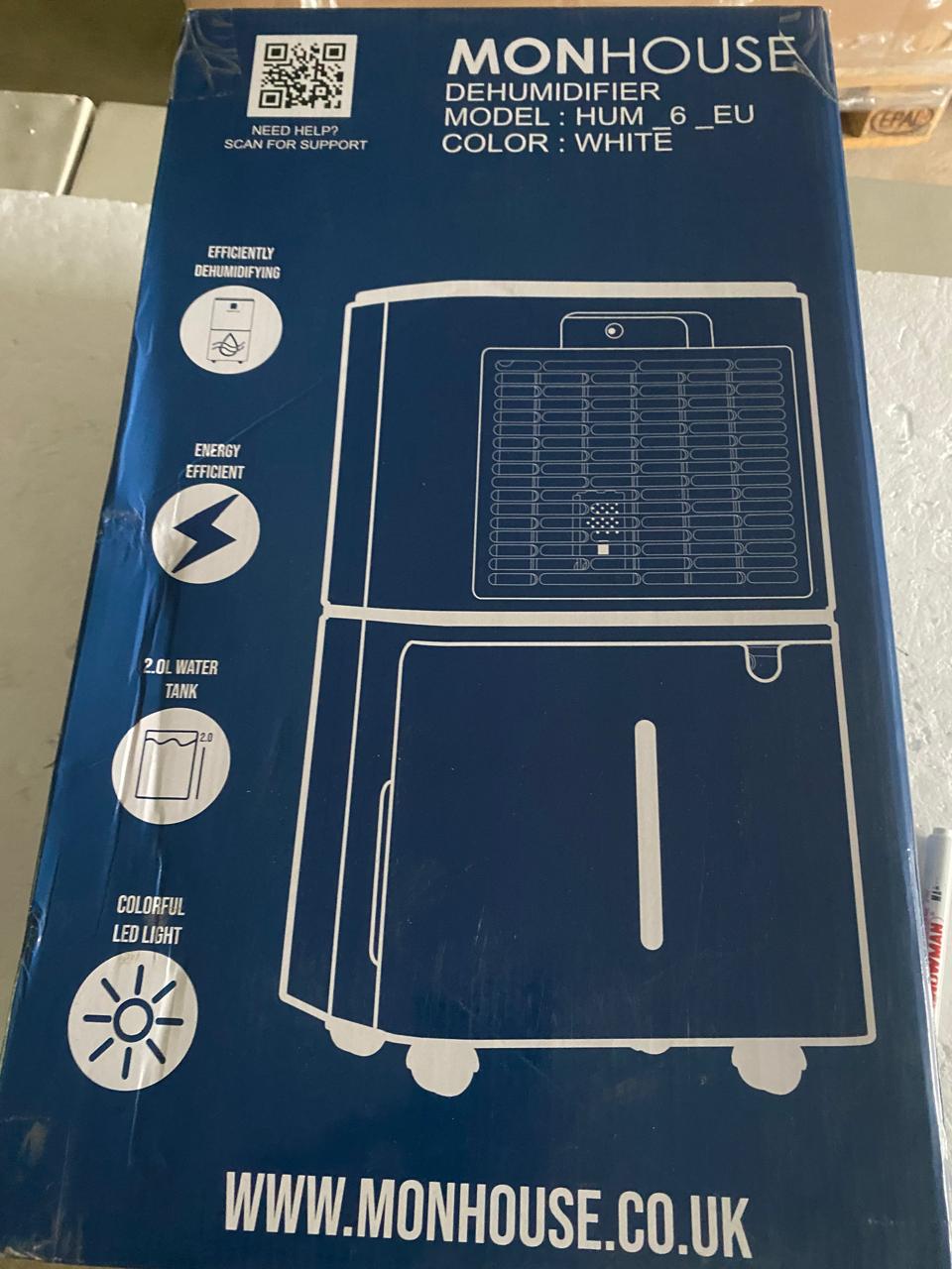 MONHOUSE 12L/Day Digital Dehumidifier