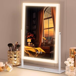 FENCHILIN Vanity Mirror with Lights Hollywood Makeup Mirror with Lights