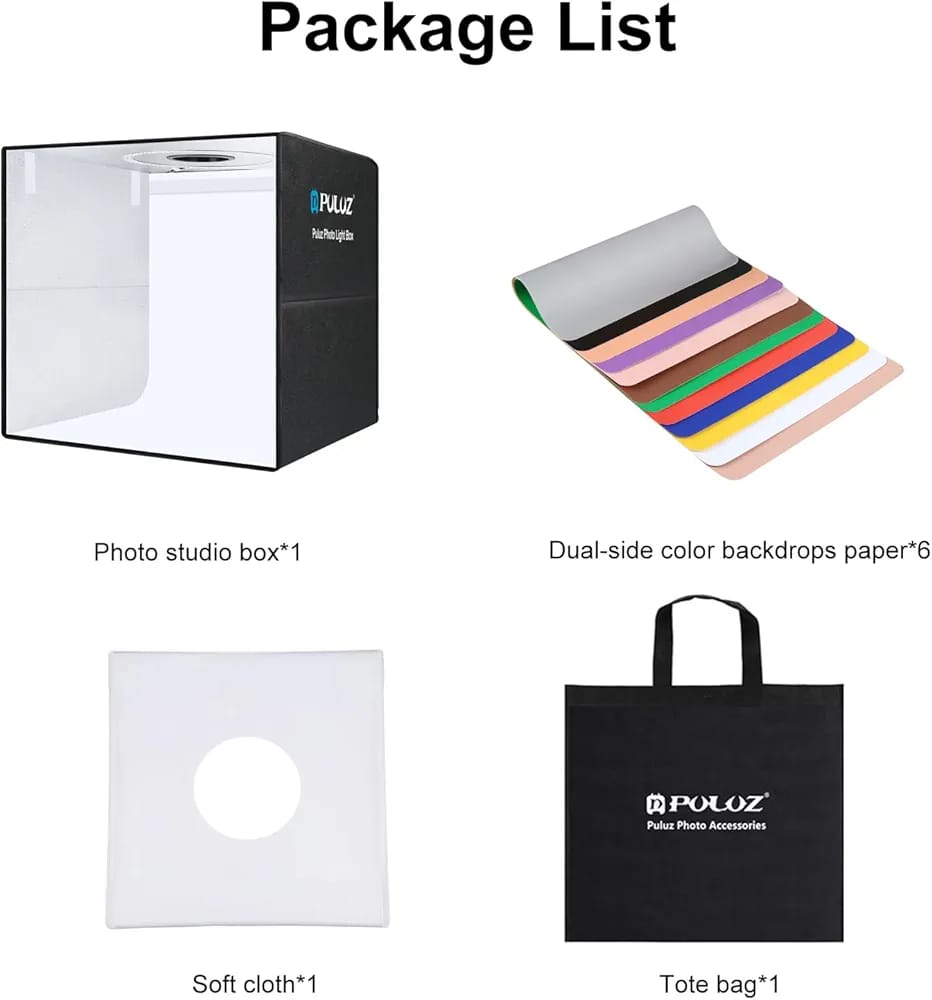 PULUZ 50cm Photo Studio Light Box - Image 2