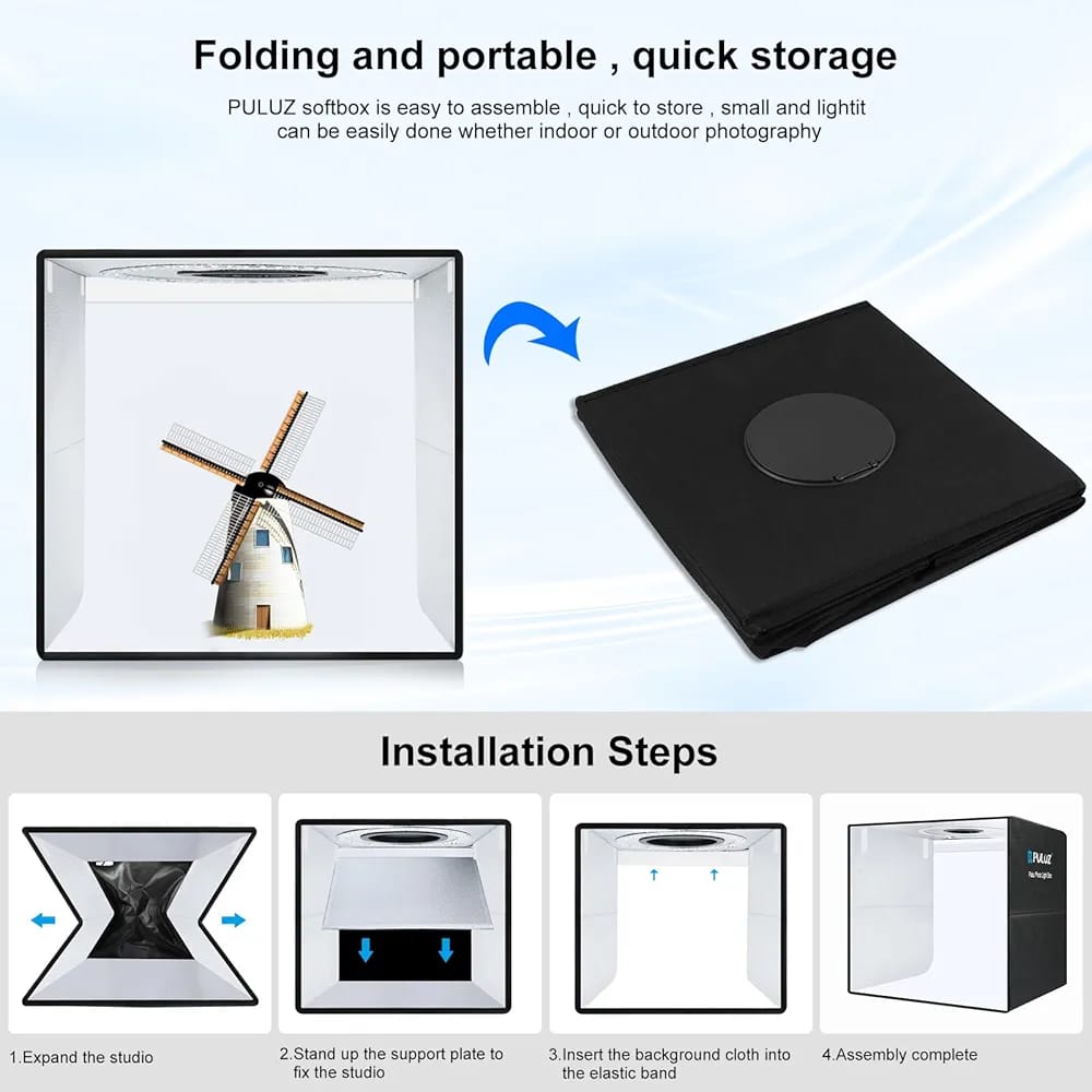 PULUZ 50cm Photo Studio Light Box - Image 3