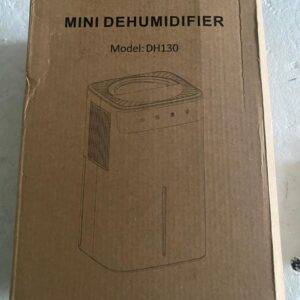 EVARY Portable Dehumidifier DH130-EU-W-CP, White, 1L/day, Intermittent Operation