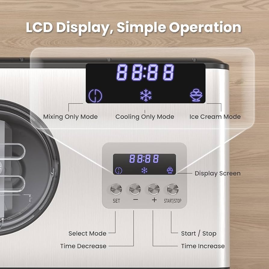 Ice Cream Maker with 2L Compressor - Image 6