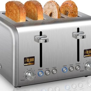 4-Slice Smart Toaster with Digital Touchscreen