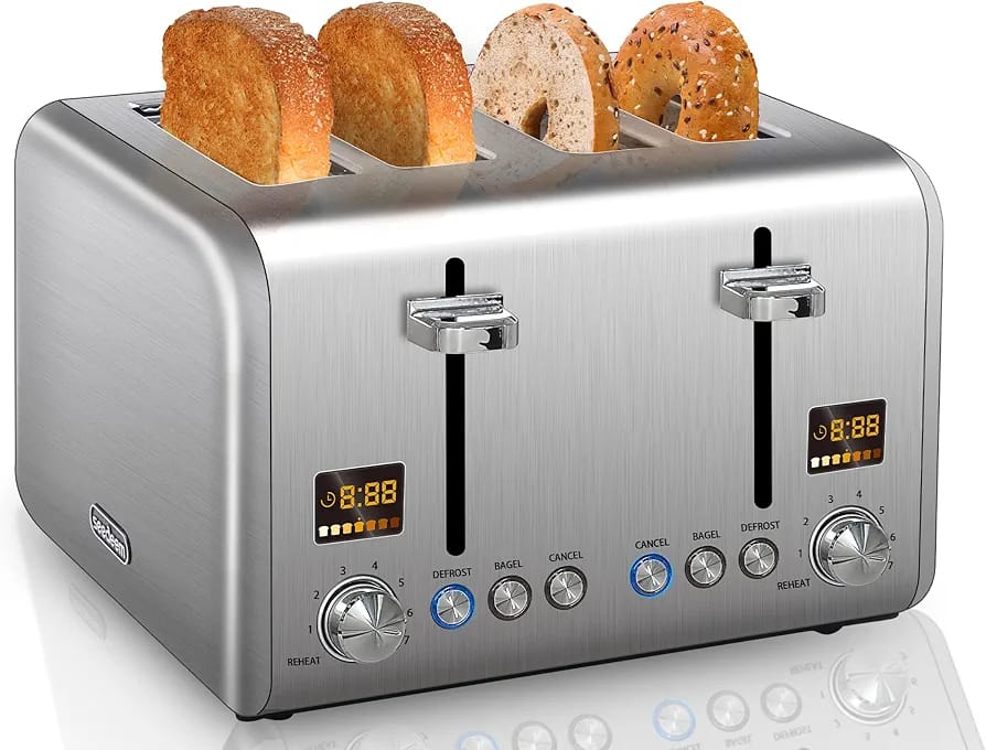 4-Slice Smart Toaster with Digital Touchscreen