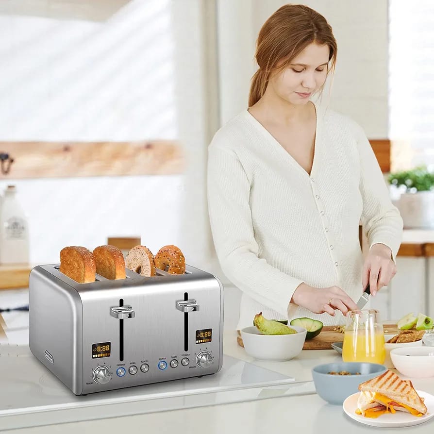 4-Slice Smart Toaster with Digital Touchscreen - Image 4