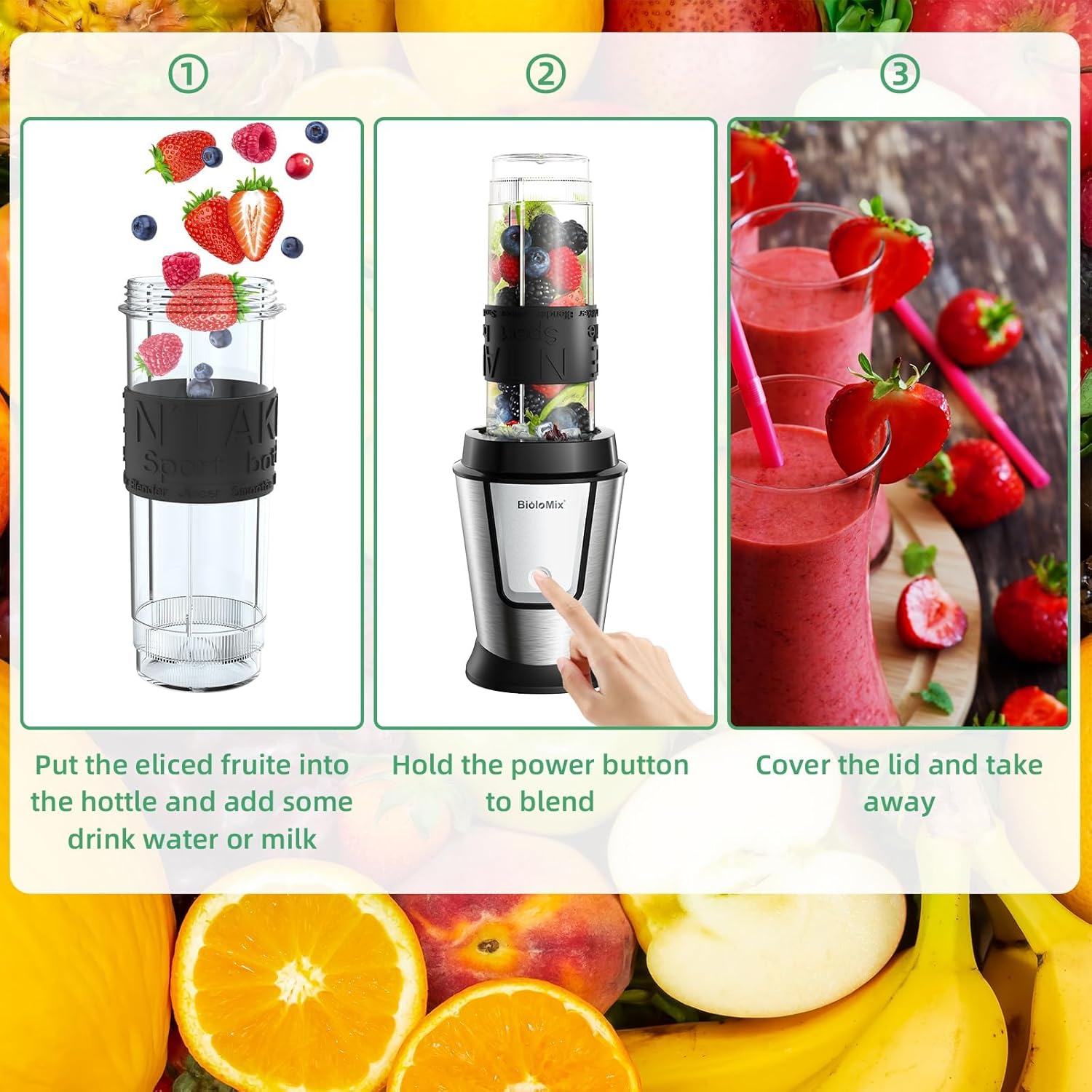 BioloMix Blender and Food Processor Combo - Image 7