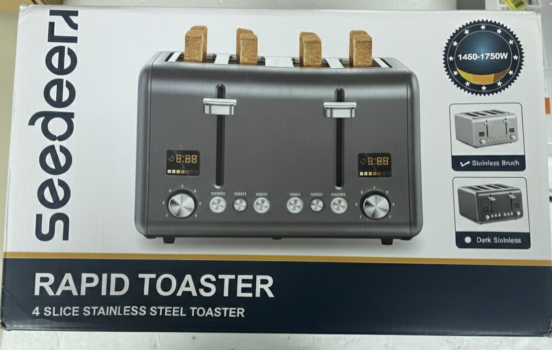 4-Slice Smart Toaster with Digital Touchscreen - Image 2