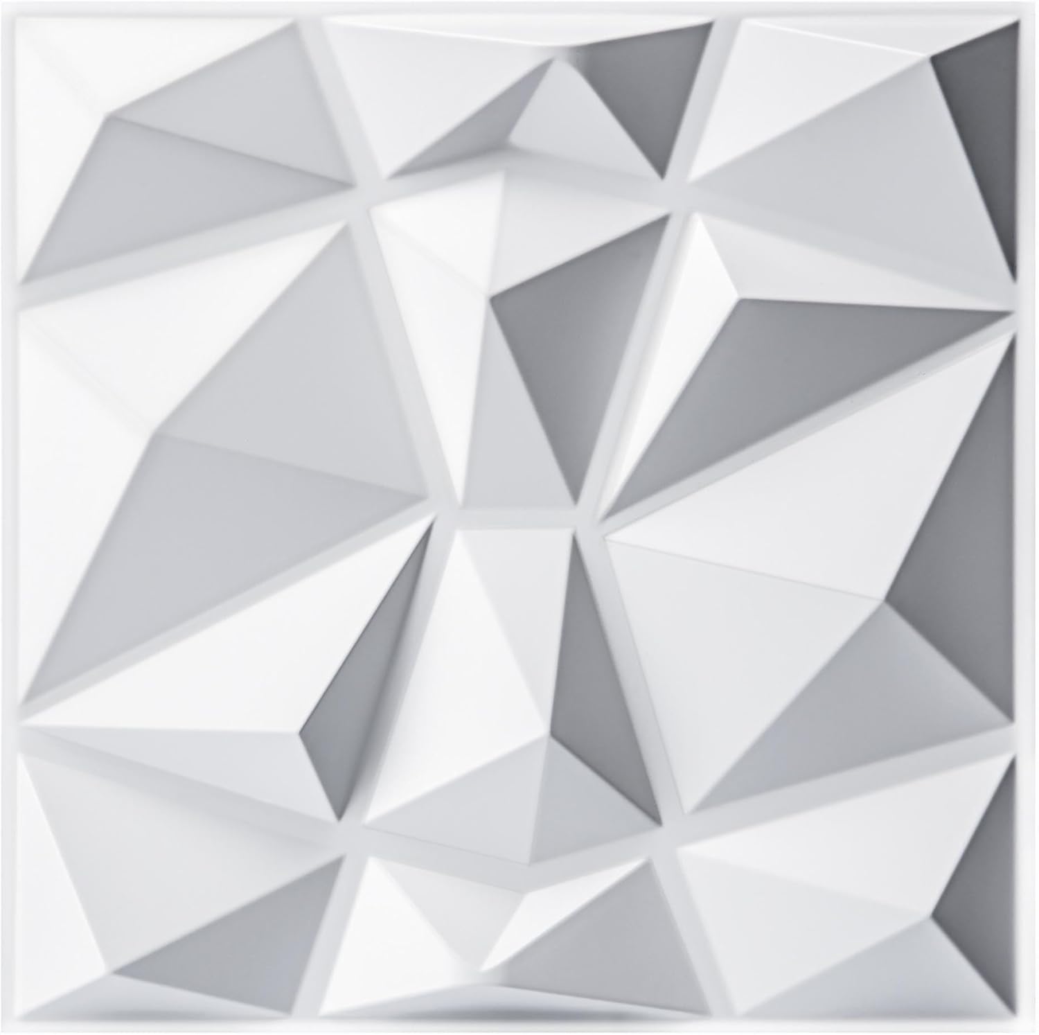 The Art3d 3D Wall Panel (Model D094-1) in matte white