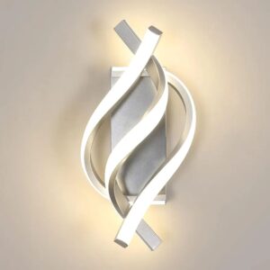 Comey LED Wall Lights Indoor, 22W Chrome Modern LED Wall Lamp
