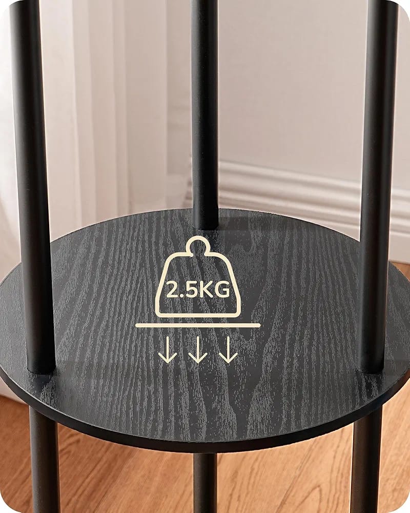 EDISHINE Floor Lamp Living Room, 3-Bulb Vintage Floor Lamp - Image 7