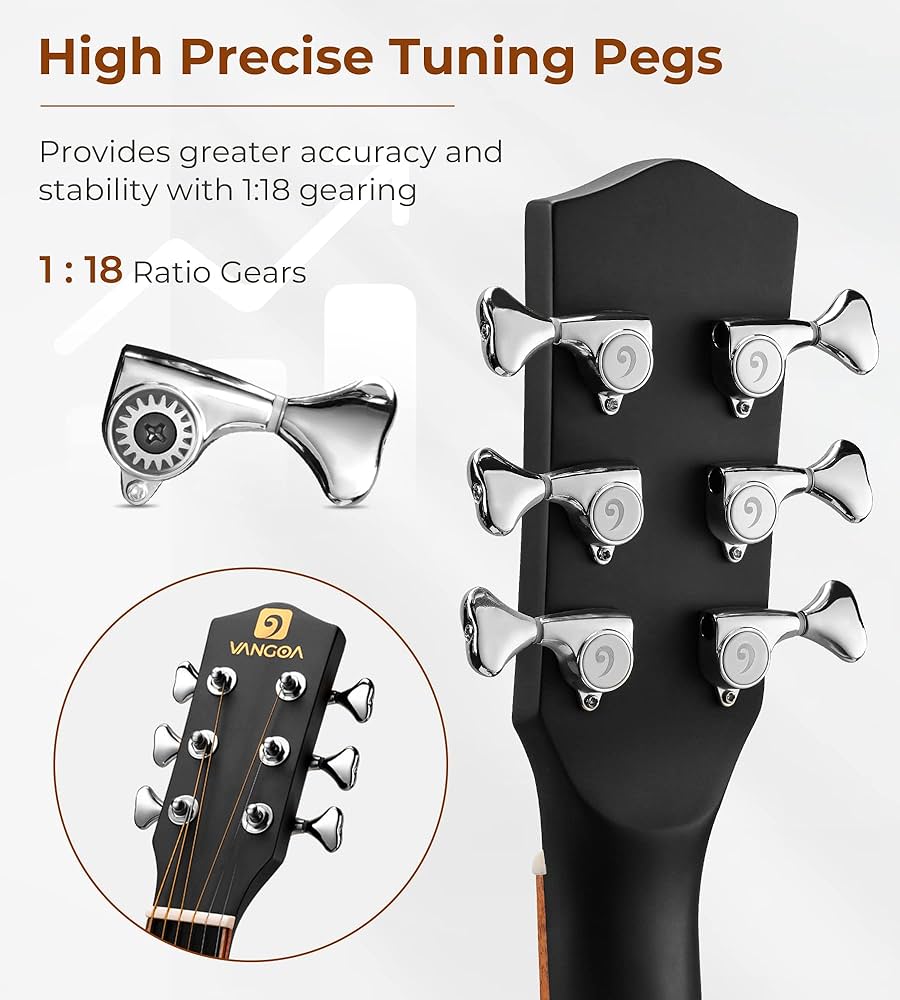 Vangoa Adult Acoustic Guitar - Image 7