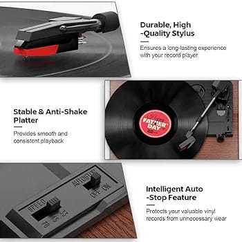 FYDEE - Retro Record Player - Image 8