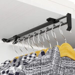Retractable Wardrobe Rail with Pull-Out Trouser Door Length 400 mm