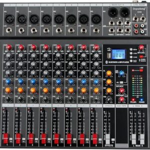 Depusheng Audio Mixer Professional 8 channel
