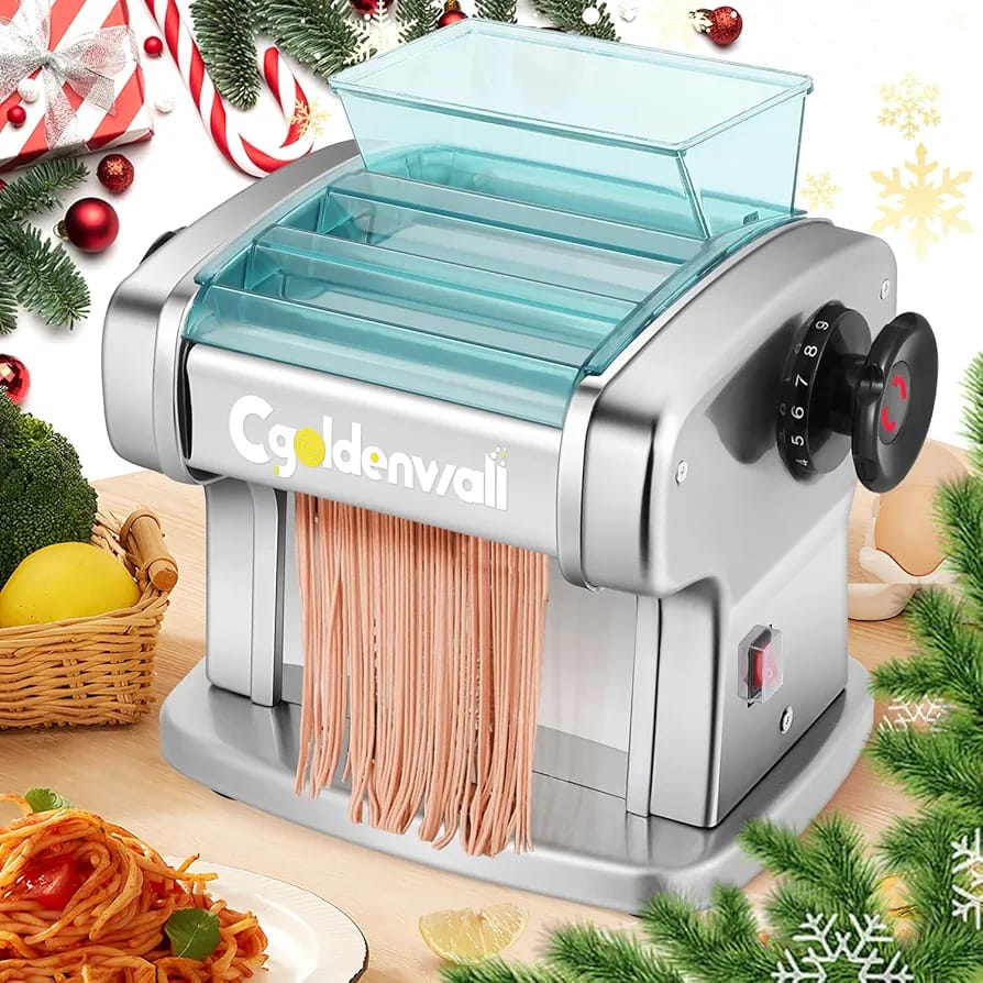 CGOLDENWALL Electric Pasta Making Machine