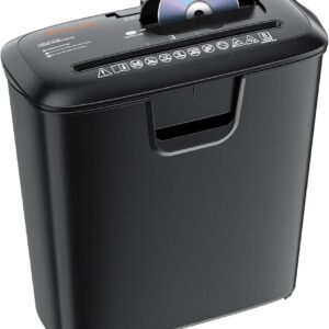 Bonsaii Paper Shredder for Home Use, 8-Sheet StripCut Home Office Shredder