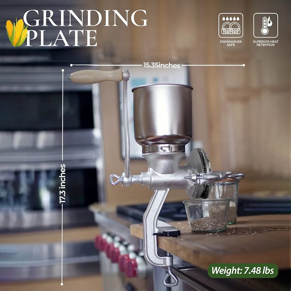 Chefcaptain Manual Cast Iron Grain Grinder - Image 5