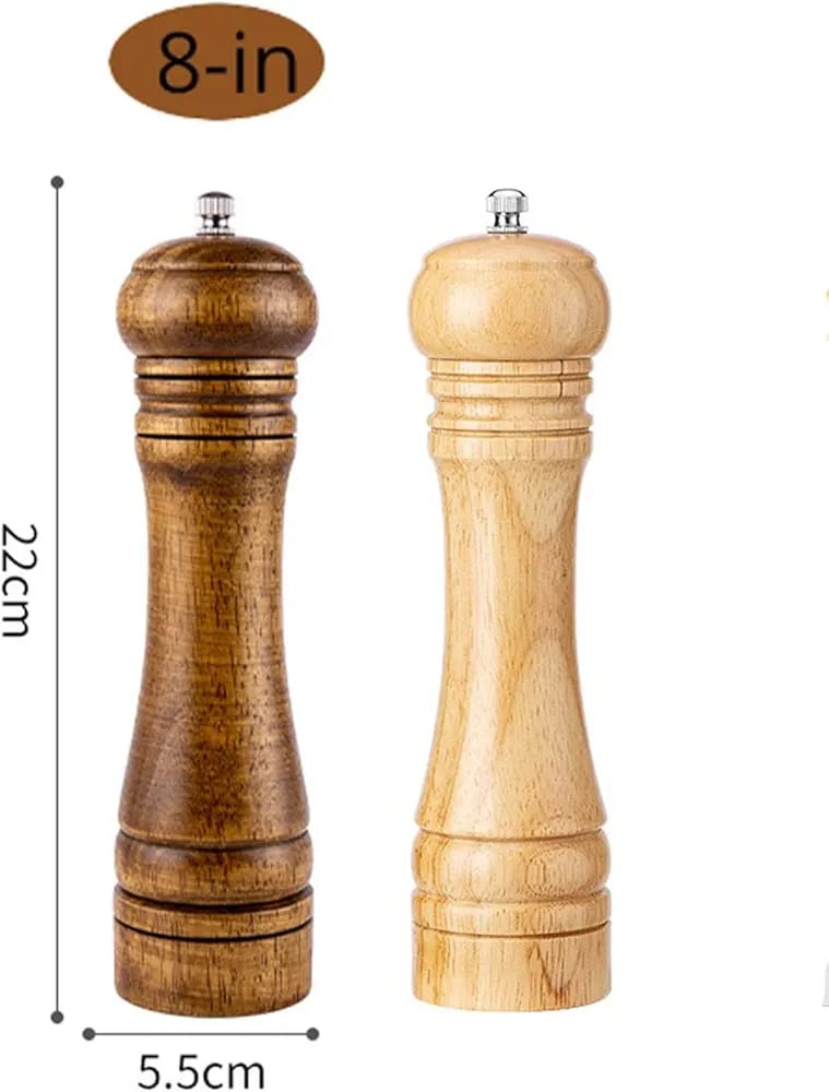 Wood Pepper Grinder Pepper Mill set - Image 3