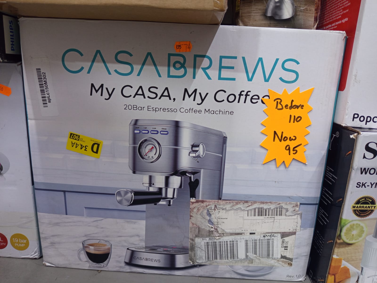 CASABREWS CM5418 Espresso Machine 20 Bar - Image 2