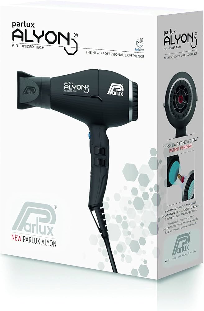 Parlux Alyon Hair Dryer. Light, Long Life Professional Hairdryer - Image 5