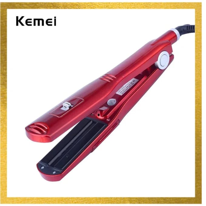 KEMEI KM3011 Steam Hair Straightener - Image 6