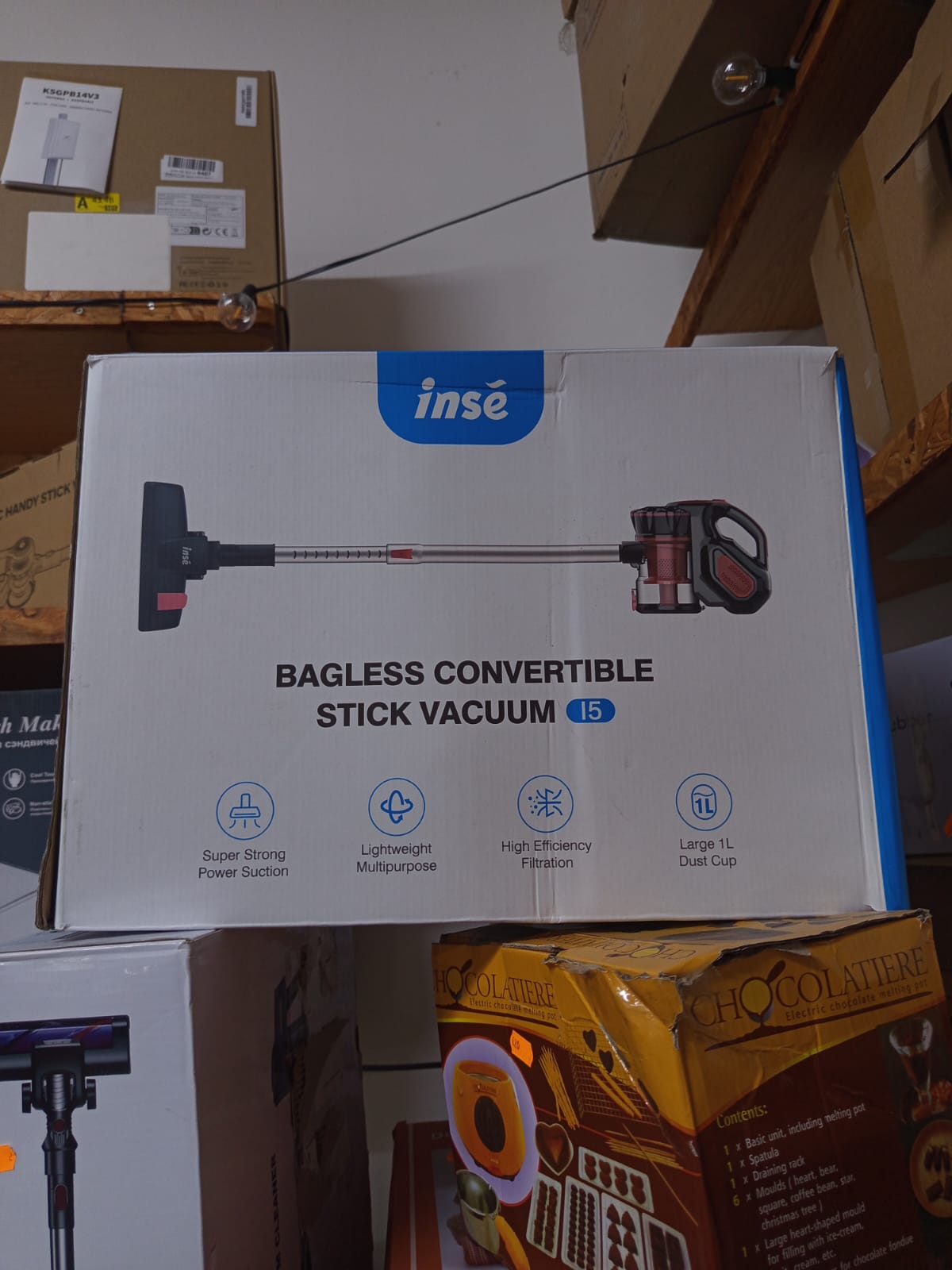 INSE Wired Broom Vacuum Cleaner - Image 2