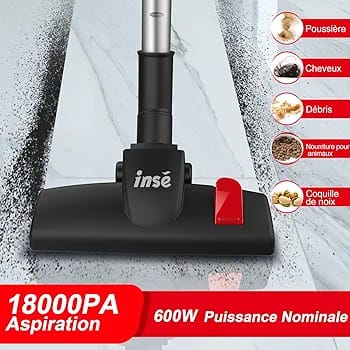 INSE Wired Broom Vacuum Cleaner - Image 6