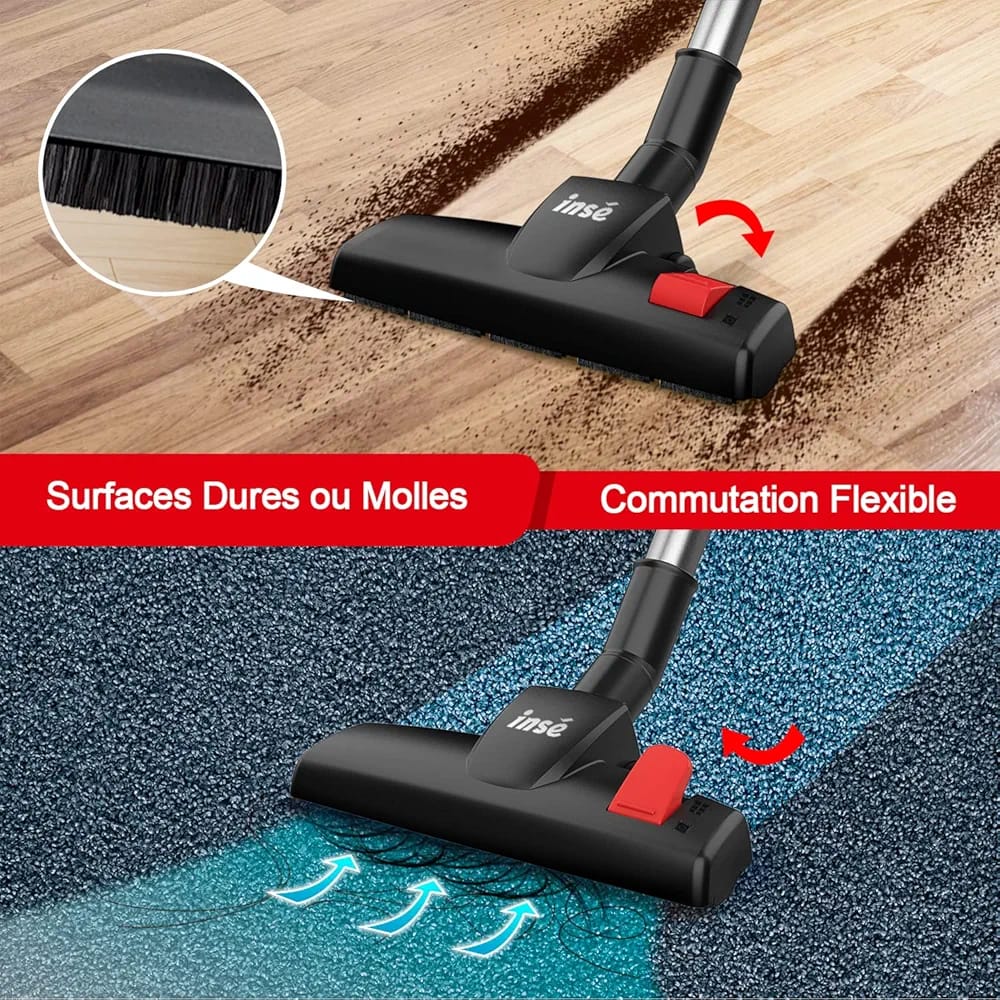 INSE Wired Broom Vacuum Cleaner - Image 4