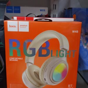 Hoco W48 46Hrs RGB Lights Bluetooth Wireless Headband Headphones