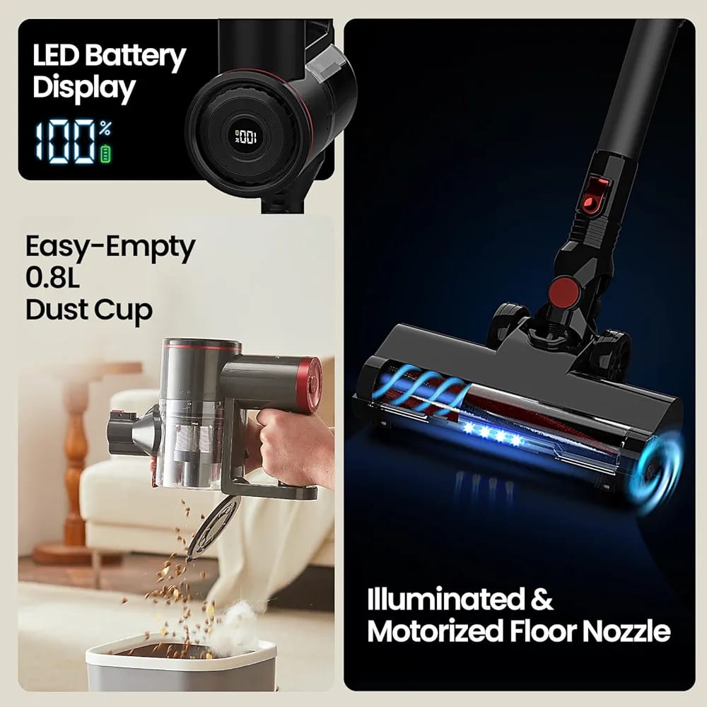 Cordless Vacuum Cleaner with Flexible Wand - Image 4