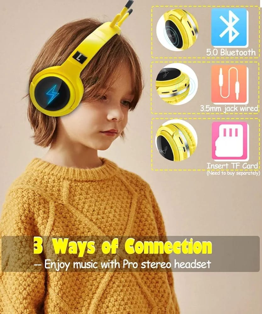 SVYHUOK Bluetooth Wireless Headphones Children for Boys Girls - Image 6